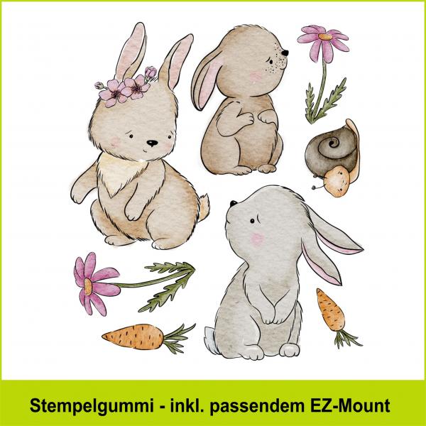 Süsse Hasen - Stempelgummi